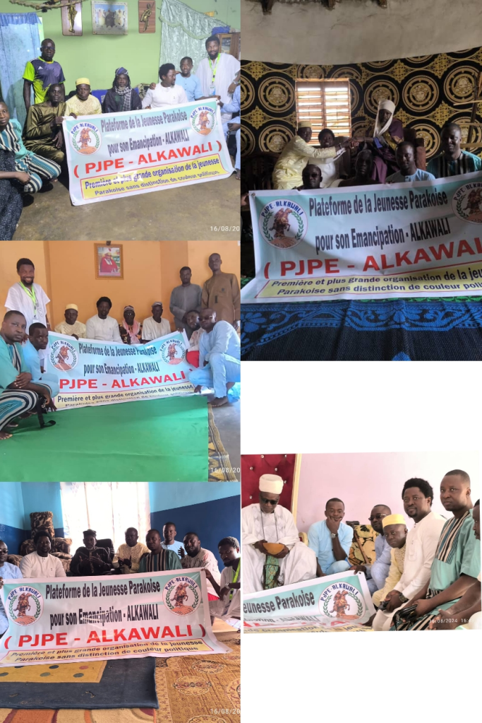 Parakou : Tournée de prise de contact et de remerciements à Parakou de l&rsquo;exécutif de la PJPE- ALKAWALI.
