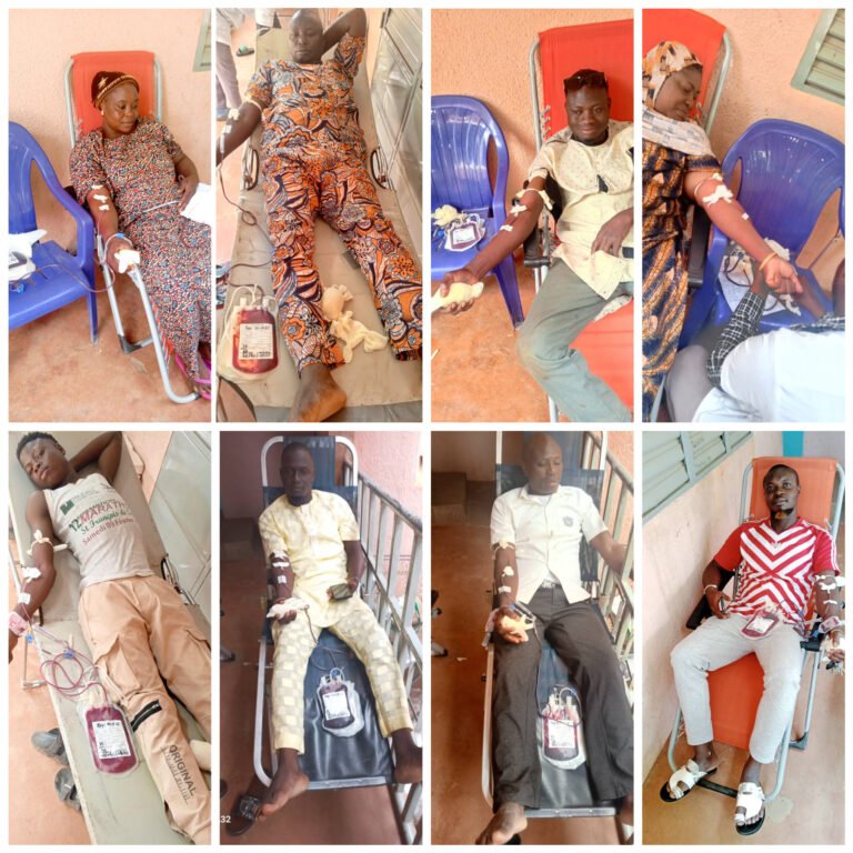 Parakou/Don de sang: Pari réussi pour la section 3 de l’UP-R au quartier Goromosso