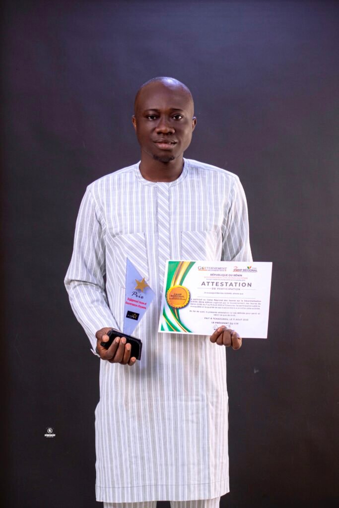 GJB AWARD 2025: Dassouki MOUTALA honoré pour son engagement envers la jeunesse et la gouvernance