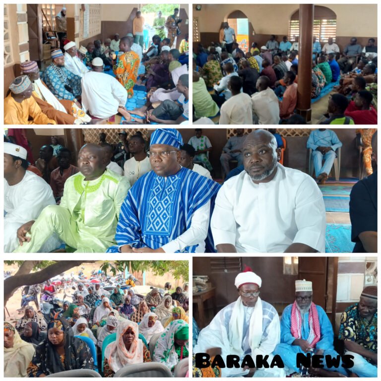 PARAKOU/WADAGNI-TALATA : El Hadj Ibrahim FARA organise une grande prière musulmane en prélude à l’investiture du duo.