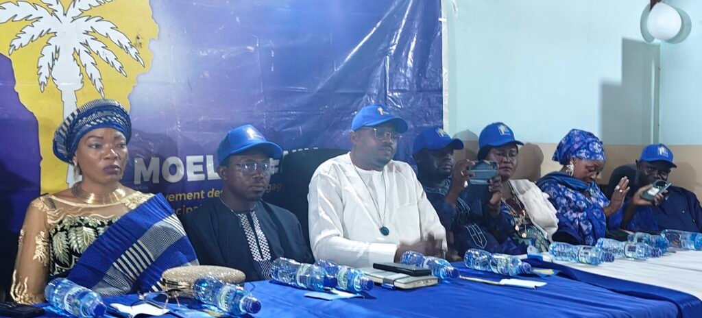LÉGISLATIVES 2026: Le parti MOELE Bénin investi ses candidats de la 7è et 8è circonscription électorale pour les Législatives.