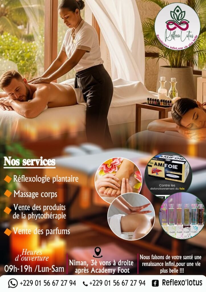 Parakou/Publi-Reportage: Le centre Reflexo’Lotus pour votre bien-être au naturel s’installe à Parakou