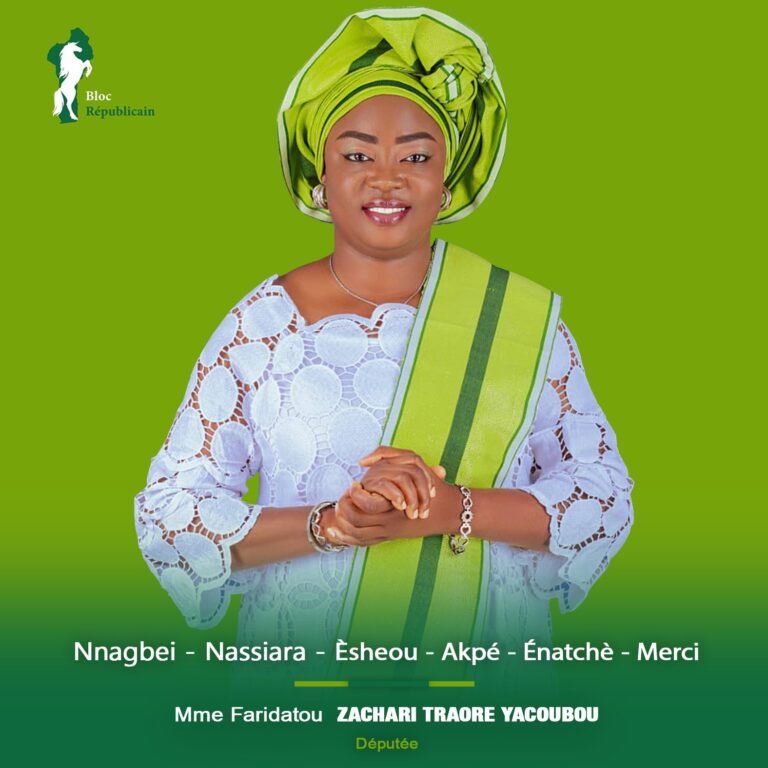 Législatives 2026: Faridatou ZACHARI TRAORÉ YACOUBOU, l’ascension…