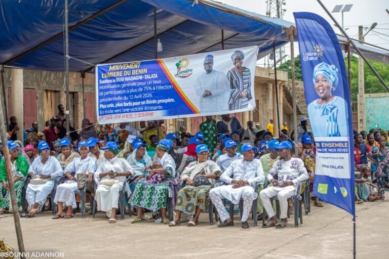 MEETING DE SOUTIEN DES FORCES VIVES DE PARAKOU AU DUO WADAGNI-TALATA: Parakou choisit l’action, Parakou choisit l’avenir.