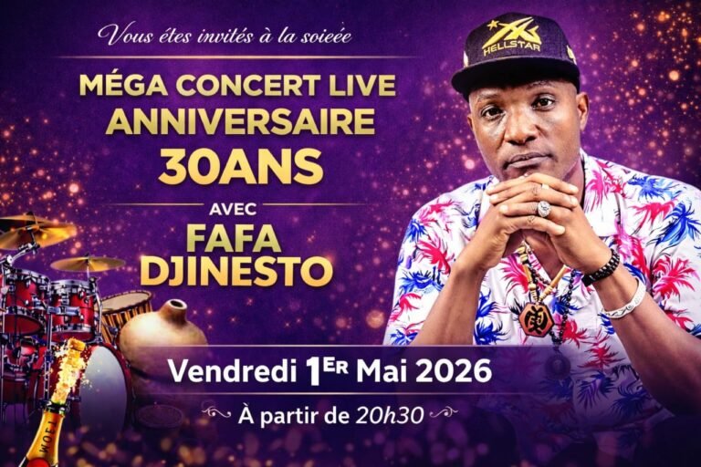 30 ans de scène musicale: Fafa Djimèsto annonce un méga concert live ce 01 Mai à Parakou.