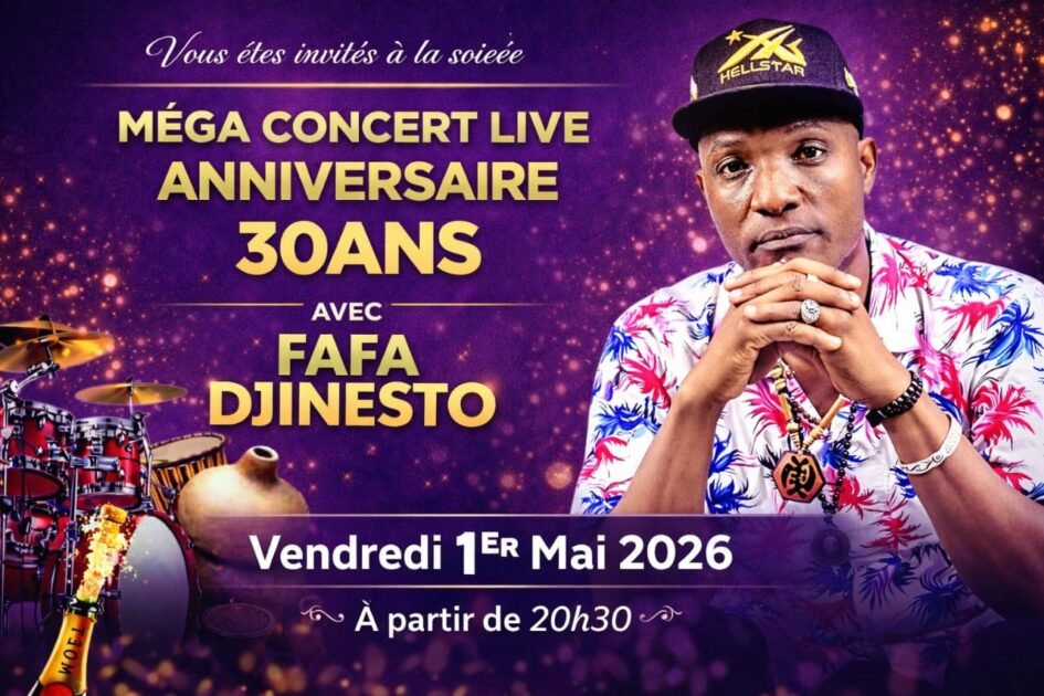 30 ans de scène musicale: Fafa Djimèsto annonce un méga concert live ce 01 Mai à Parakou.