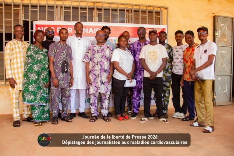 Journée mondiale de la liberté de la presse : l’AJS-B offre un dépistage gratuit aux professionnels des médias.