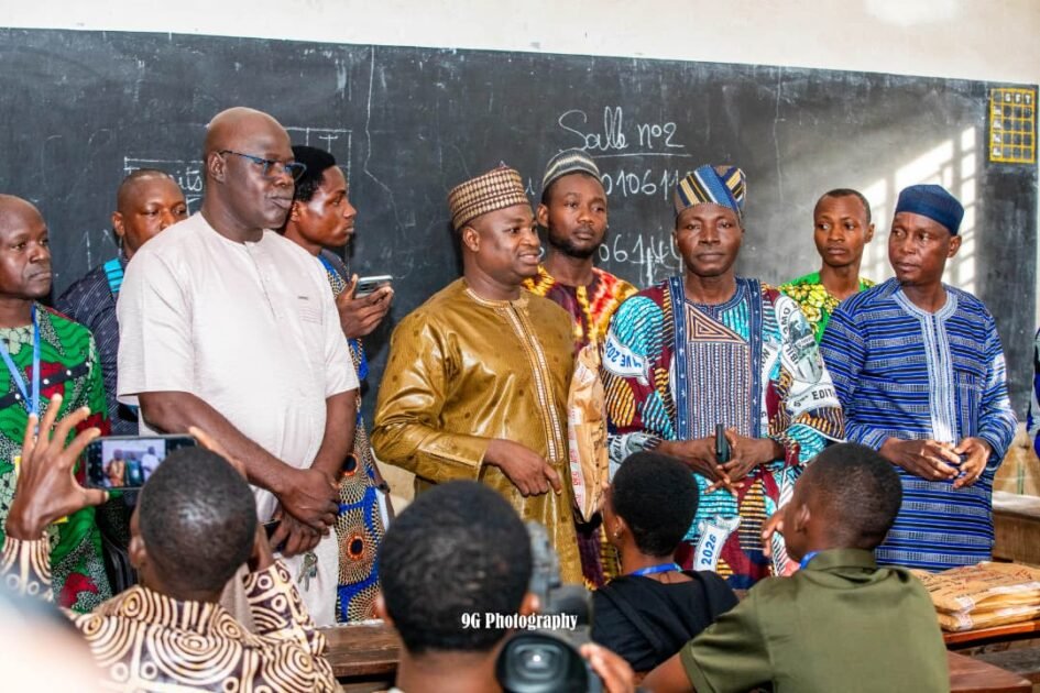 BEPC 2026 : Le DAM Moustapha Orou Gankou lance officiellement les épreuves écrites au Ceg Hubert Maga.
