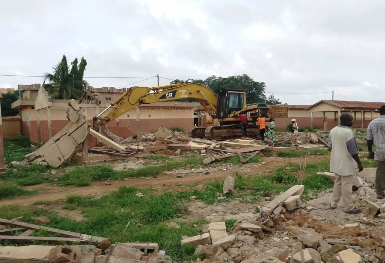 Parakou : Parakou : l’ancien marché de Guèma transformé en gare routière.